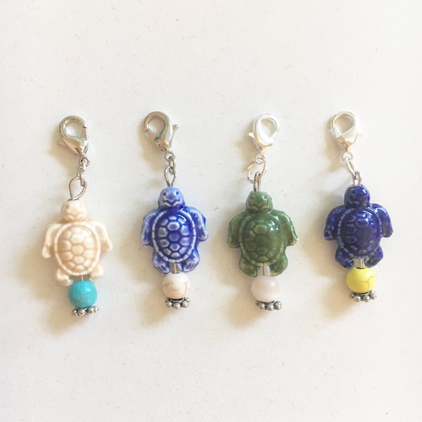 Sea Turtle Planner Charm, Midori Charms, Planner Charms, Filofax Charms,Travelers Notebook Charms