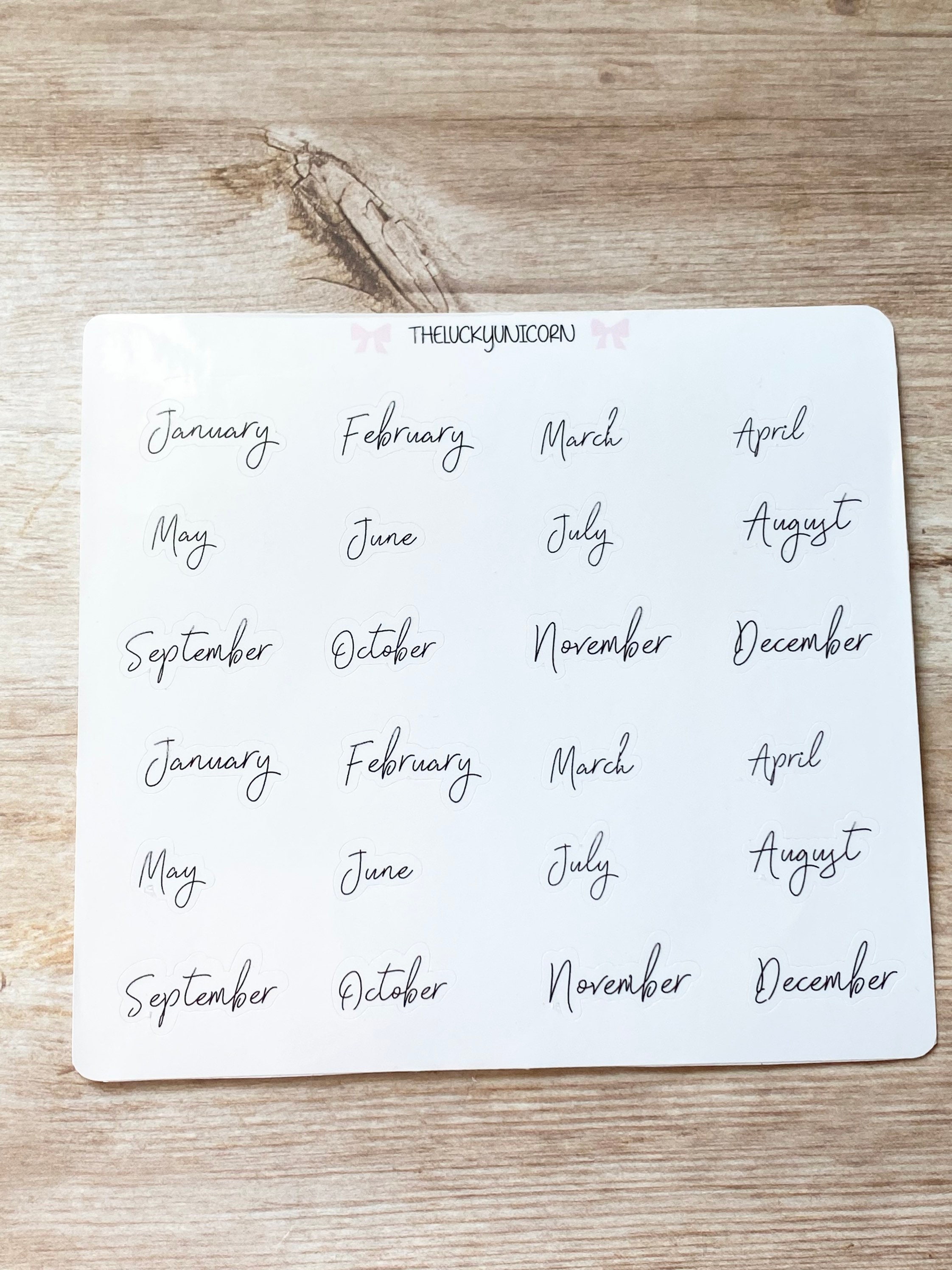 Monthly Planner Stickers 