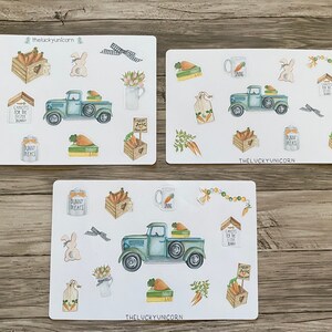 Spring Planner Stickers, Easter Planner Stickers, Decorative Planner Stickers, Planner Accessories