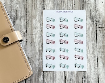 Yoga Matten Sticker, Fitness Sticker, Meditation Sticker, Wellness Sticker, Workout Sticker, Journaling Sticker, Yoga Sticker