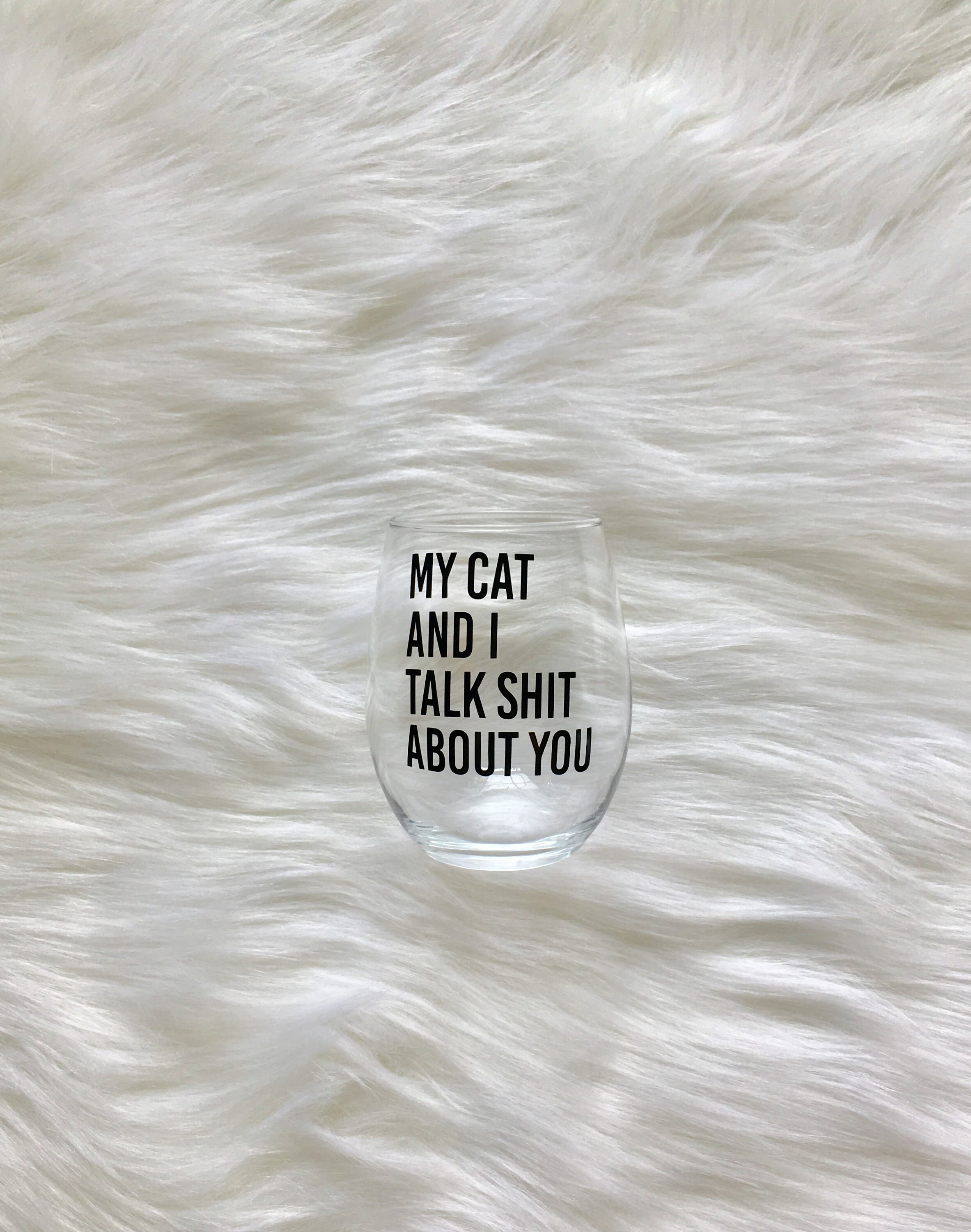 Cat Lover Cat Wine Glass Friend Gift Fur Mom Christmas Gift Cat Lover Glitter Stem Wine Glass Birthday Gift Pet Wine Glass 