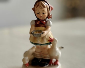 FIGURINE HUMMEL ANCIENNE / « Soyez patient » / Figurine en porcelaine de 1948 / / Figurine Goebel antique / 197 20 1948 / Figurine Hummel à la retraite