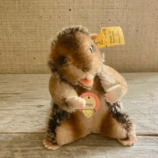 Rare millésime Original Steiff Nagy Beaver/Collectible Steiff Beaver/vintage Steiff Toy/1950s Steiff