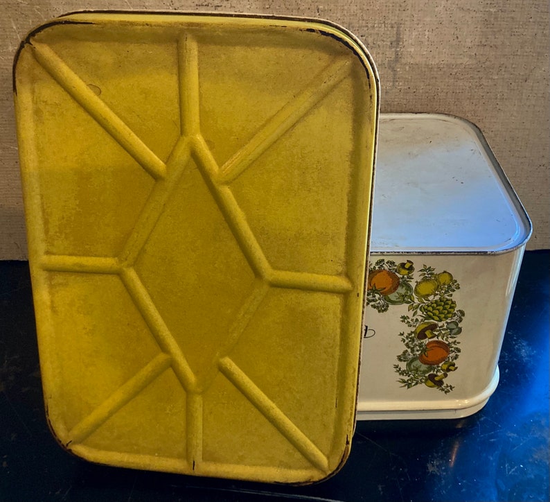 Vintage BREAD Box/vintage Cheinco Metal Bread Box/spice of Etsy