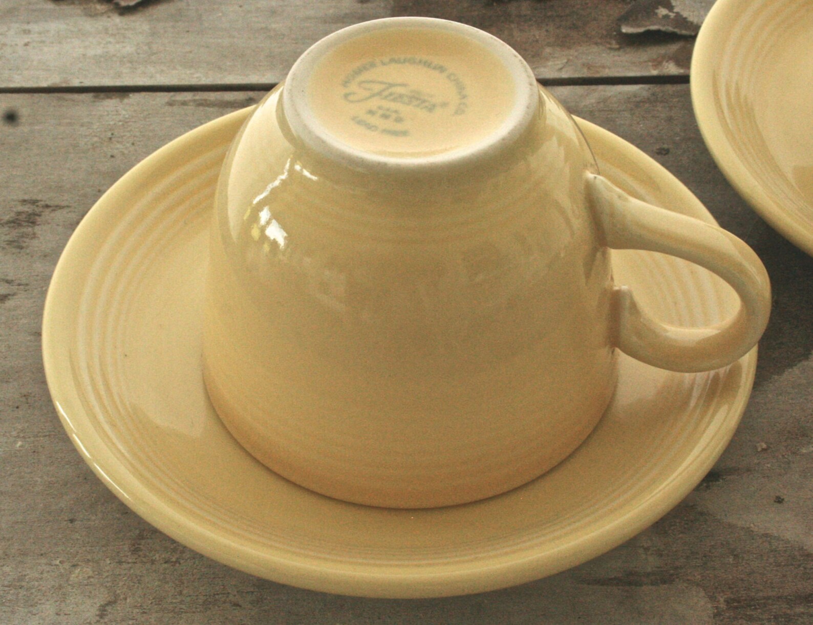 Pair of Homer Laughlin China Co. Genuine Fiestaware Pale Etsy