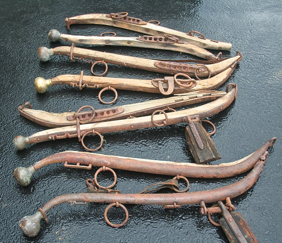 Antique Horse Harness Hame, Horse Hame, Yoke, Repurpose, Farmhouse Chic