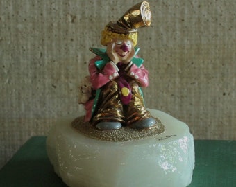 1990 "Pals" Clown by Ron Lee,  Collectible Clown Figurine, Retired Ron Lee Clown Figurine, 1990s Ron Lee, Style CCG-3