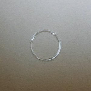 22G Gauge-Choose Qty-Thin Clear Invisible Acrylic BioFlex Piercing Retainer Nose Rings-Work-Uniform-Sports-Metal Free-Flexible-Hide Piercing
