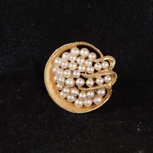 Vintage colorful stones  brooch by Art