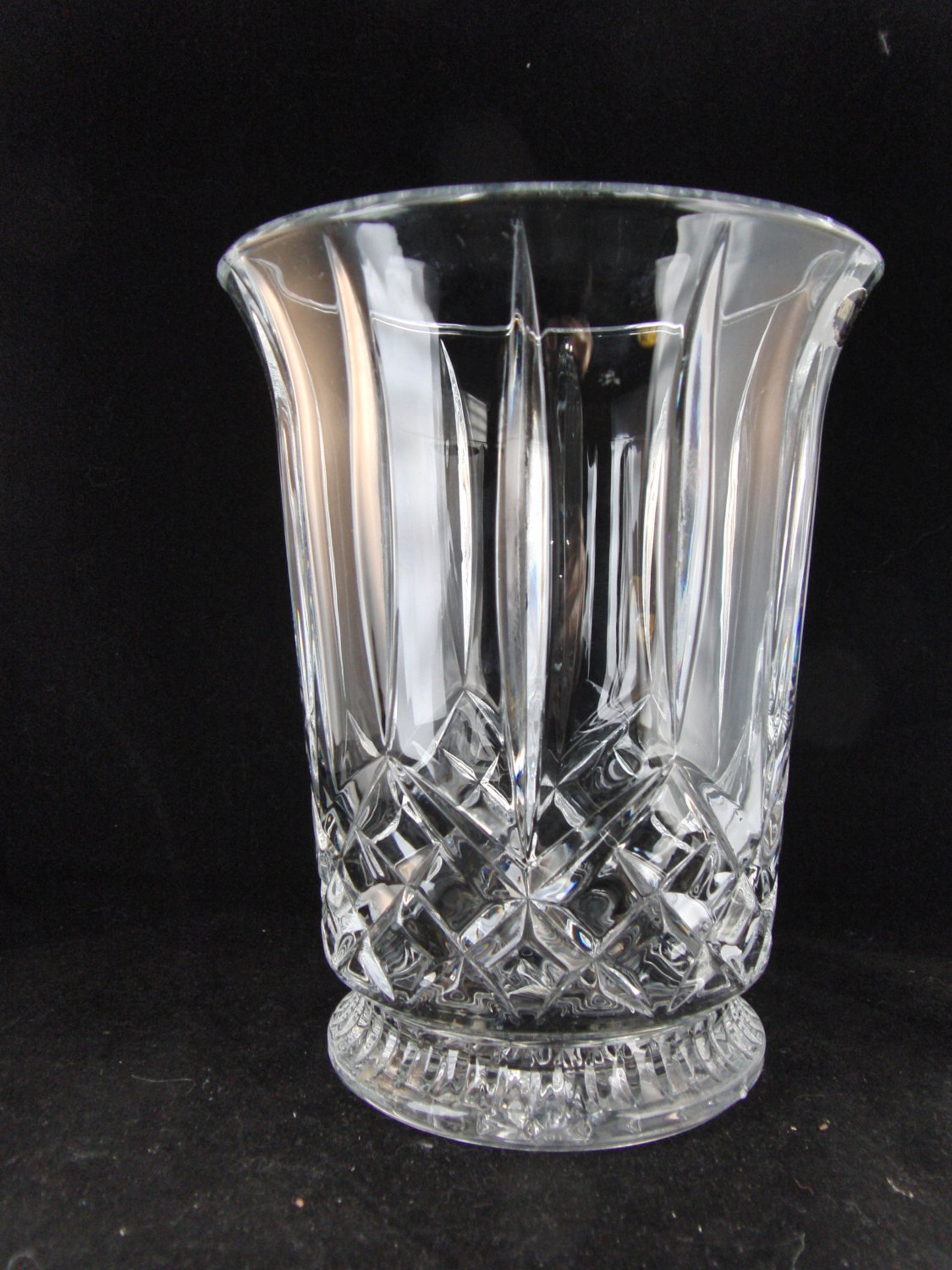 Genuine Lead Crystal Vase by Deplomb Etsy UK