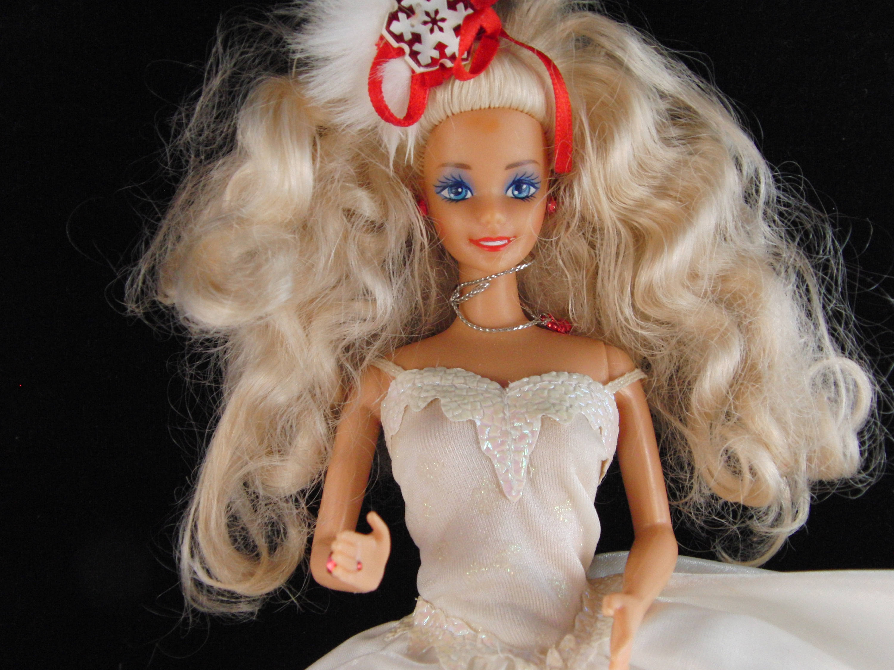 Barbie in White Dress - Etsy