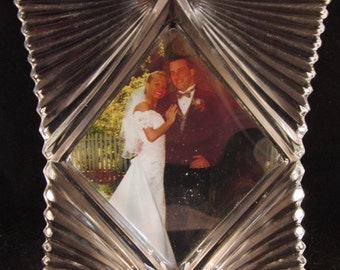 Glass photo frame