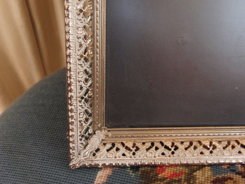 Vintage metal photo frame