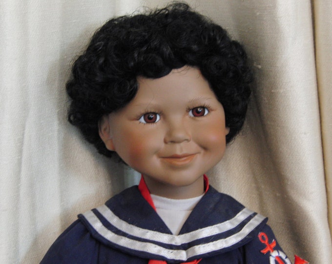 Porcelain Doll in Nautical Outfit by Vincent Defilippo - Etsy