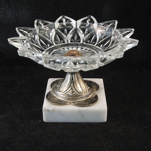 Vintage crystal candy bowl