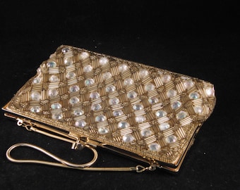 Vintage golden toned purse