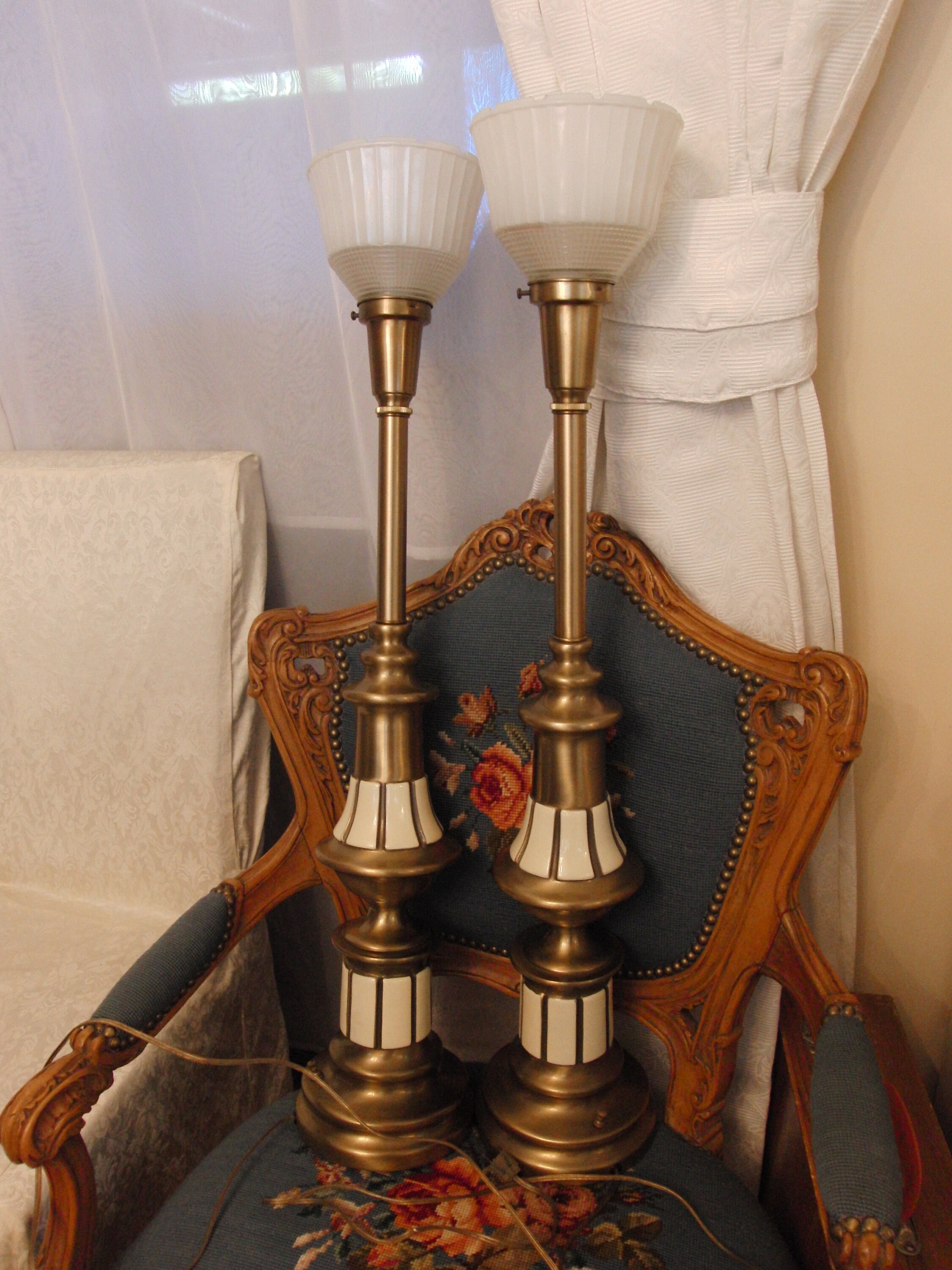 Vintage Rembrandt Style Lamps 2 Lamps Etsy Australia