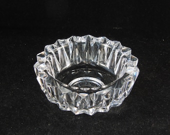 Vintage small crystal candy bowl