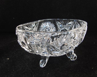 Vintage crystal candy bowl