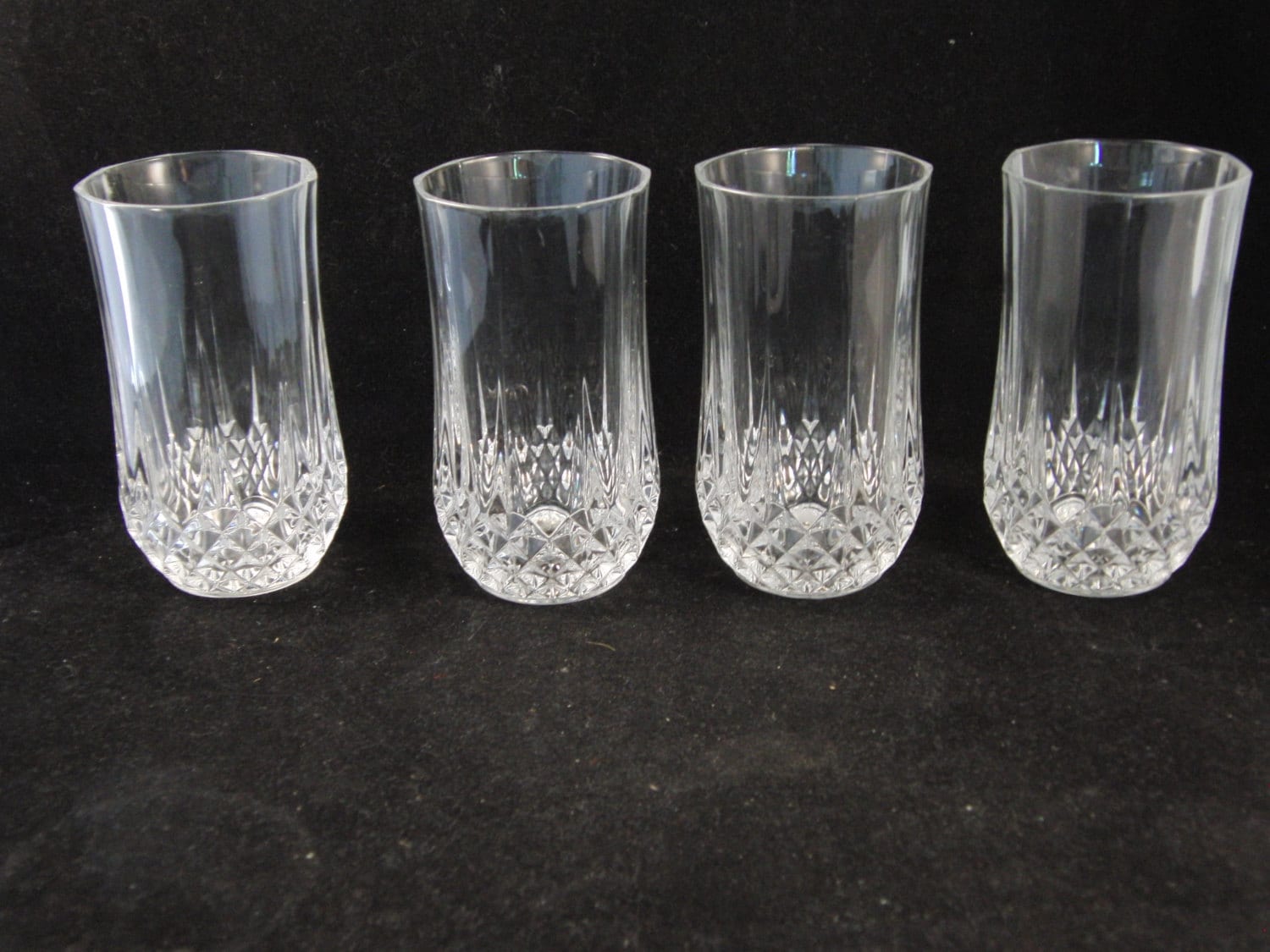 Genuine lead crystal water glasses 4 glasses Etsy