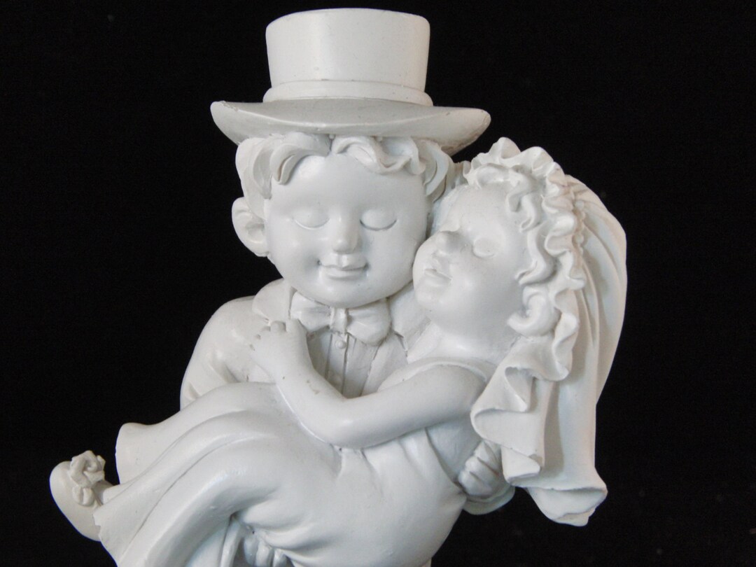 Vintage Wedding Cake Topper Bride and Groom - Etsy