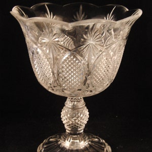 Vintage crystal candy bowl