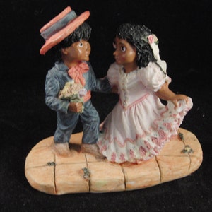 Wedding cake topper bride and groom