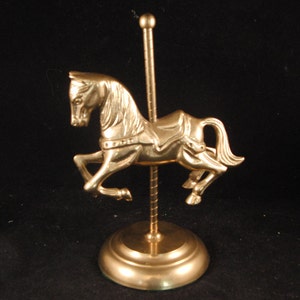 Vintage brass horse figurine