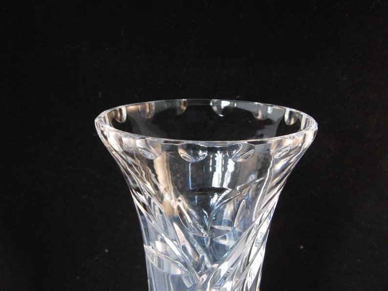 Genuine Lead Crystal Small Vase Etsy