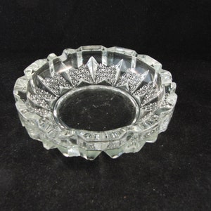 Vintage crystal  ashtray