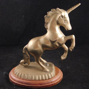 Vintage brass horse figurine