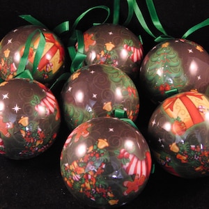 Christmas ornaments set (7 ornaments)
