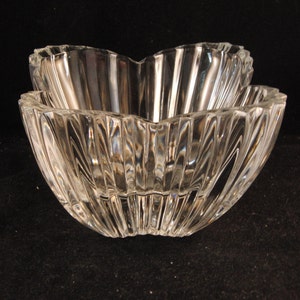 Vintage flower crystal candy bowl