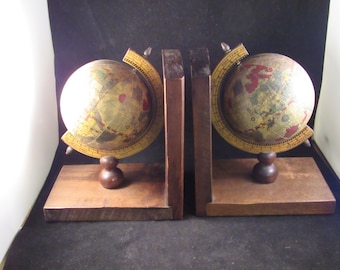 Desk globe book holders