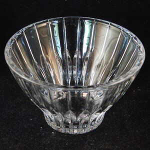 Vintage small crystal candy bowl