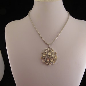 Trifari necklace silver toned color