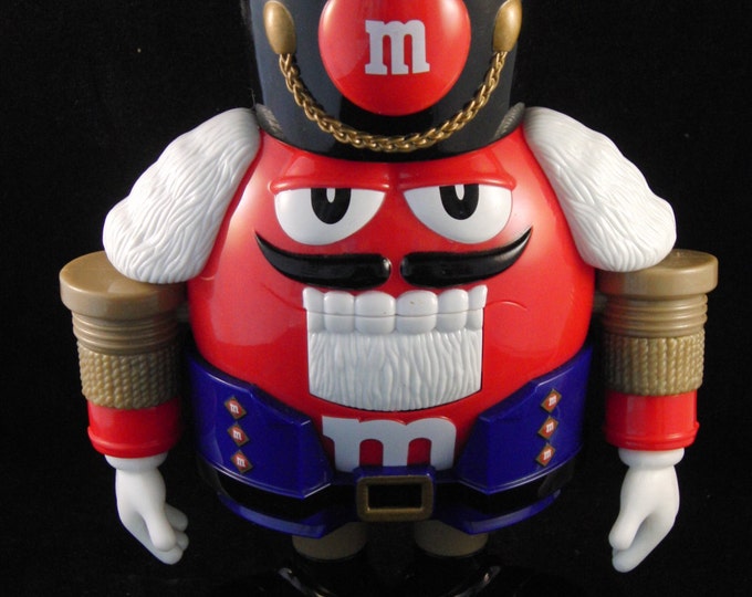 Red M&M Nutcracker Candy Dispenser Etsy