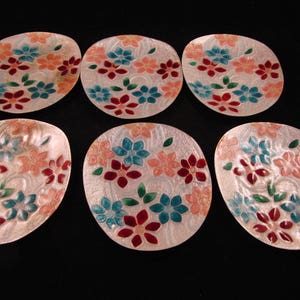 Vintage Japanese Ando Cloisonne Plates (set of 6 plates)
