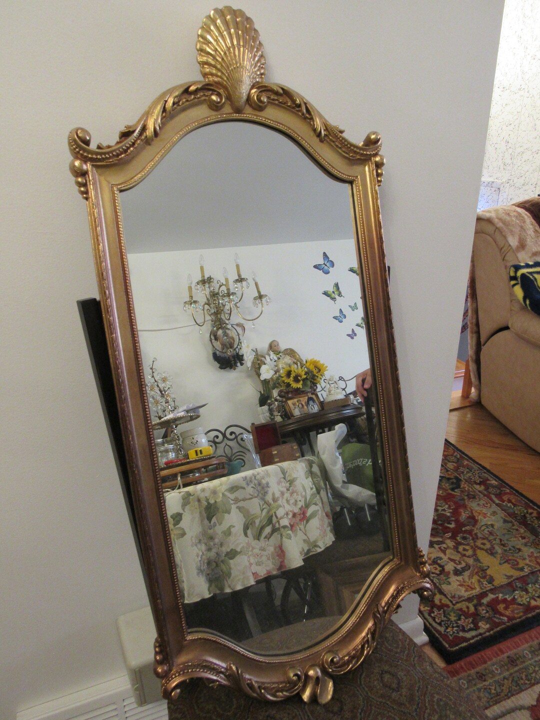 Vintage Victorian Style Wall Mirror - Etsy