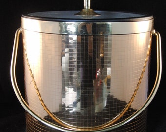 Vintage ice bucket made by Kraftware