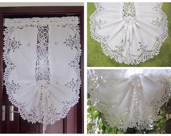 Balloon Shade Custom Made Balloon Shade With Lining Etsy