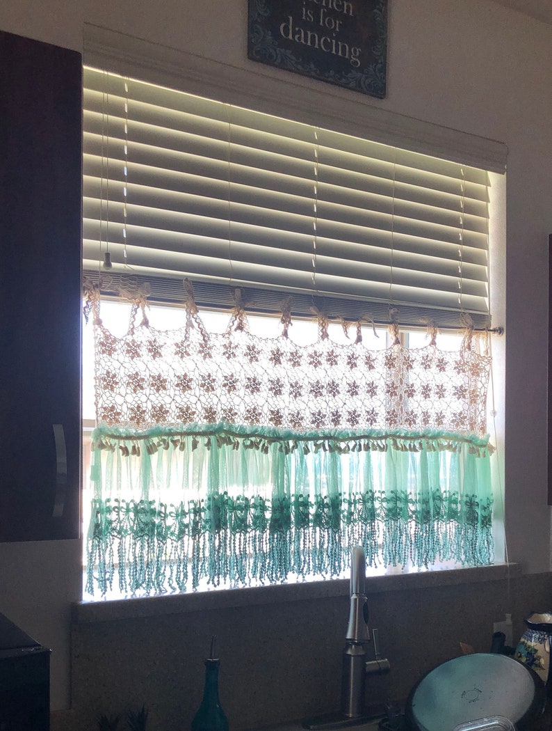 Shabby Chicrustic Country Cottage Window Curtain Moder Etsy