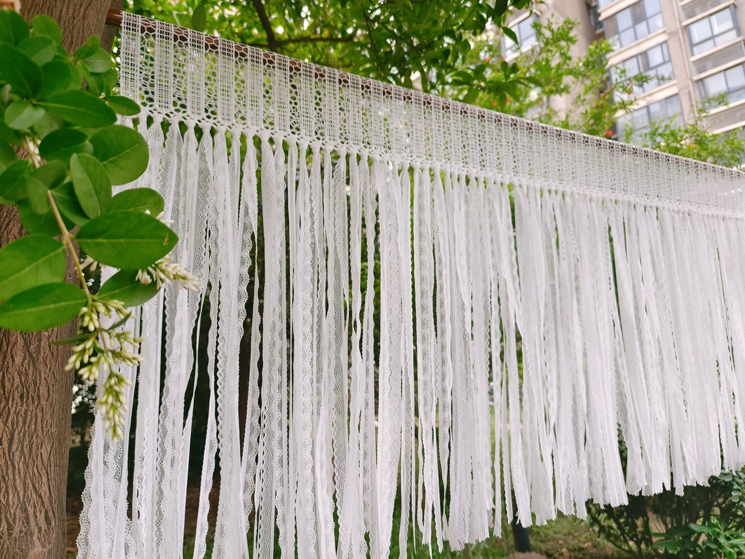 Victorian~ Shabby Chic Window Curtain~ Elegant Boho Window Curtain ...