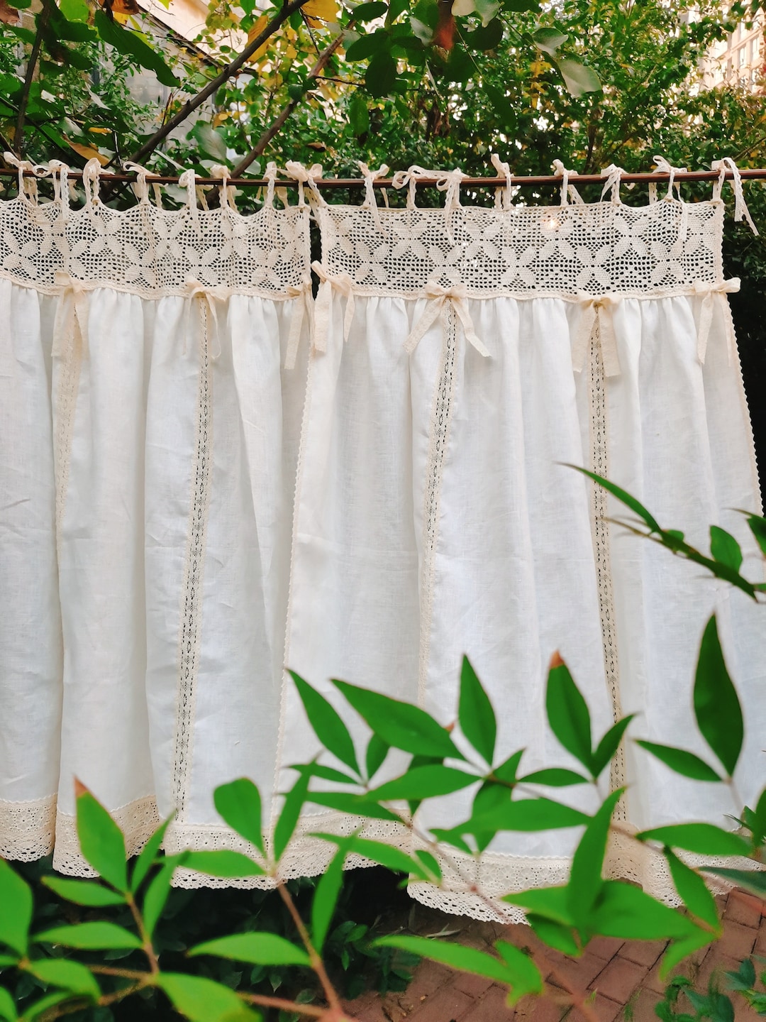 Old Time~ Shabby Chic Victorian Cottage French Country Style Ruffled ...
