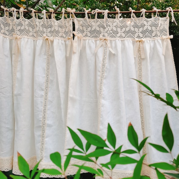 Shabby Chic Curtains - Etsy