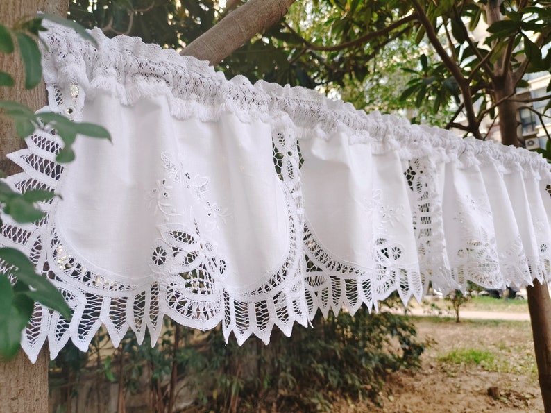 Victorian Elegance Vintage Style Battenburg Lace Window Etsy