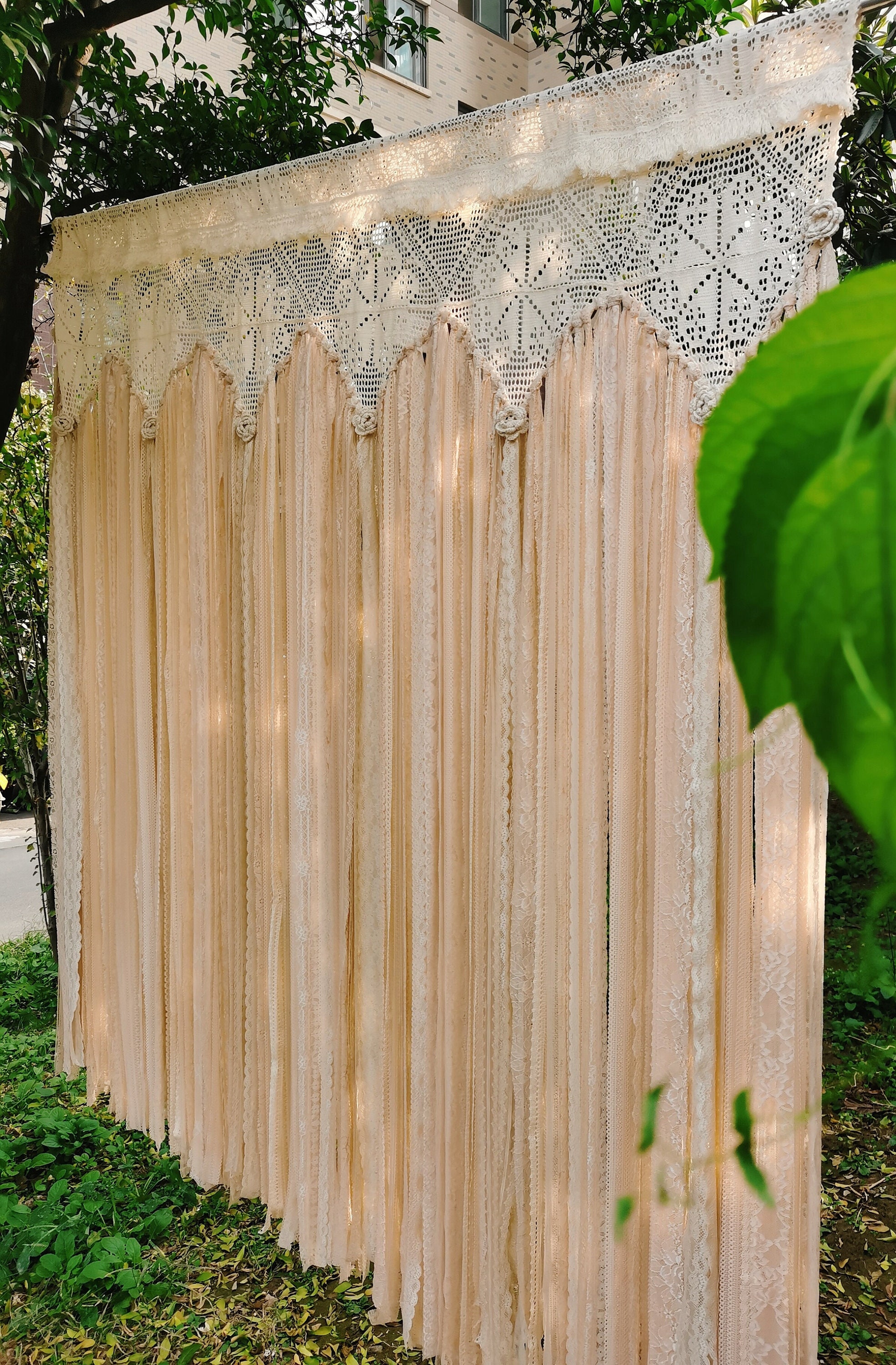 Shabby Chic Lace Curtain