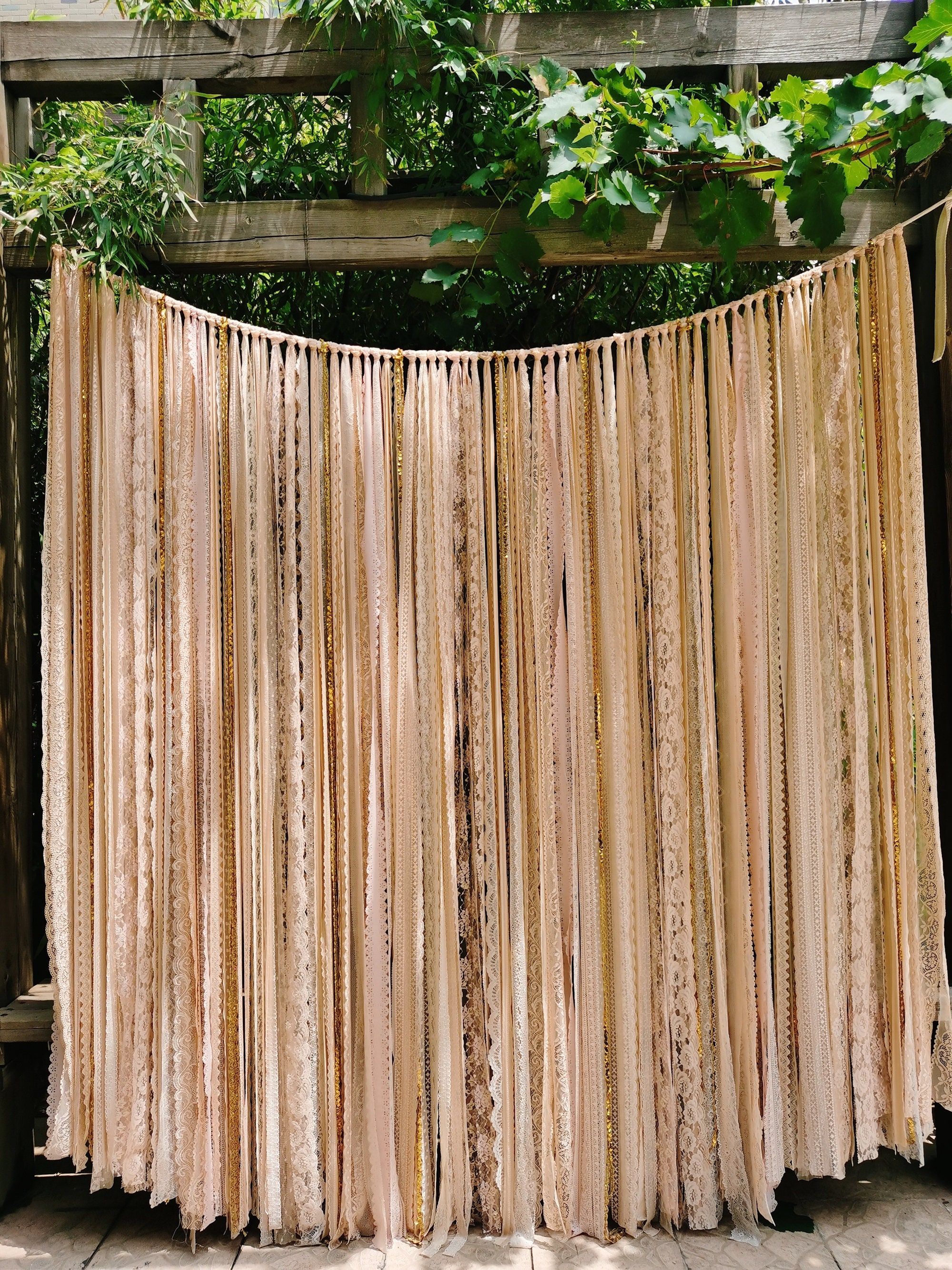 Shabby Chic Lace Backdrop