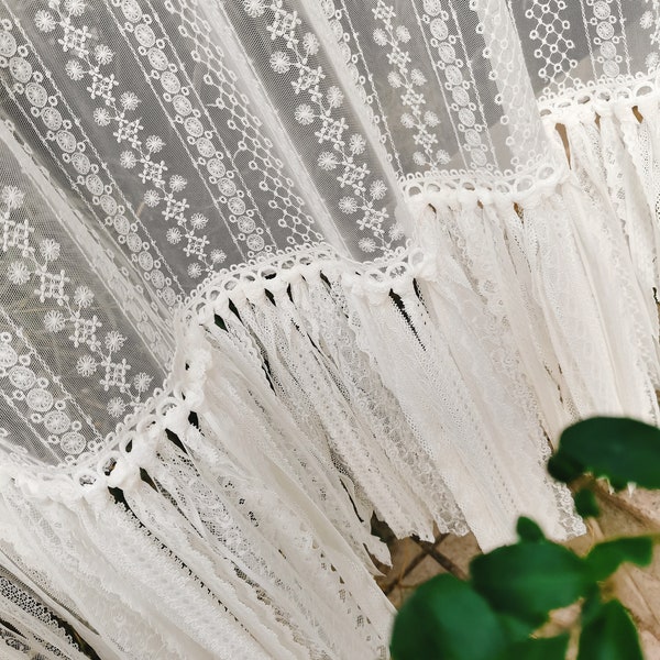 French Lace Curtains Etsy