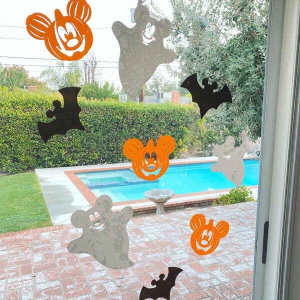 Halloween Window Decor Etsy